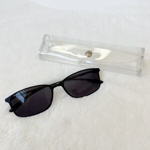 NEW Calabria Mens Prescription Black Sunglasses +3.25